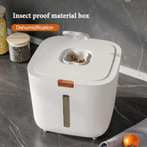 Eprolo insect-proof, moisture-proof rice storage jar with sealed lid for kitchen grains and rice storage.