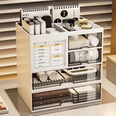 eprolo desktop combination drawer storage box and pen holder, organized desk organizer with multiple compartments for office supplies