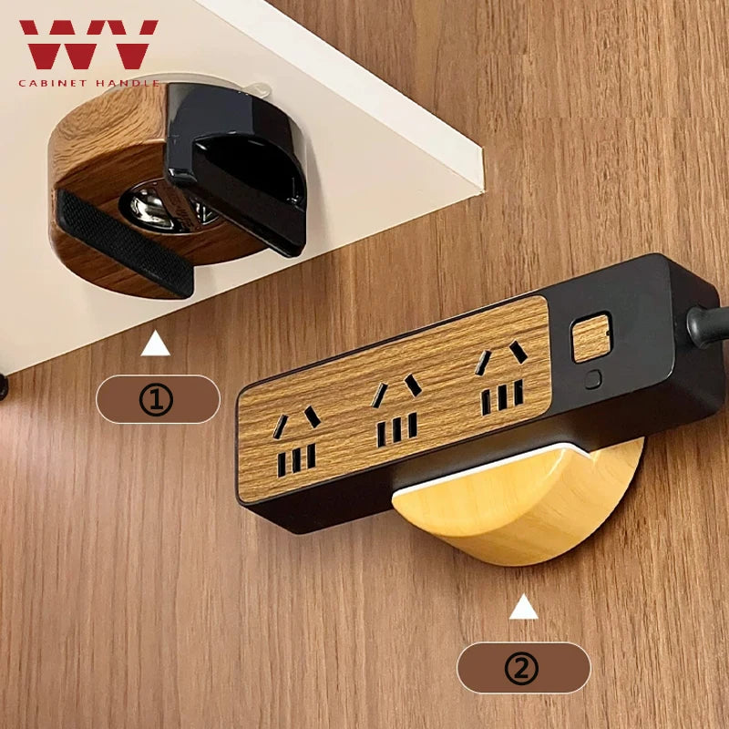 Power Brick Mount, Suction Cup Rotational Socket Holder