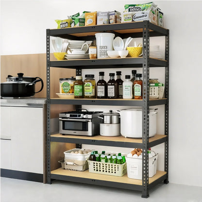Heavy-duty eprolo 72-inch garage shelving with 60-inch height and 2000LBS capacity, featuring sturdy metal storage shelves.