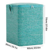 Eprolo 1PC foldable quilt storage bag with large capacity for clothing and blankets, lightweight and easy to carry.