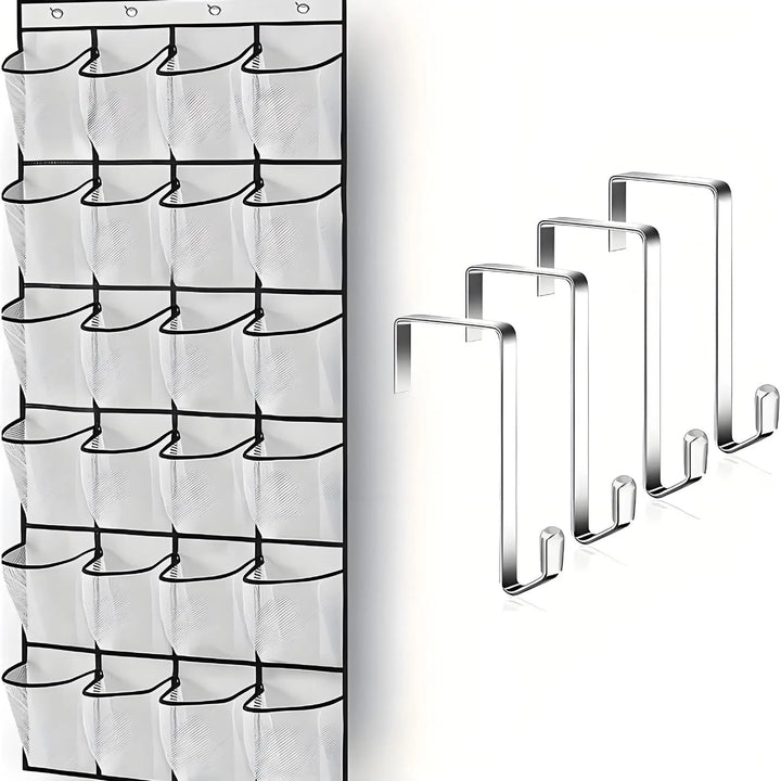 Pockets Over The Door Shoe Organizer Hanging Shoe Storage Rack