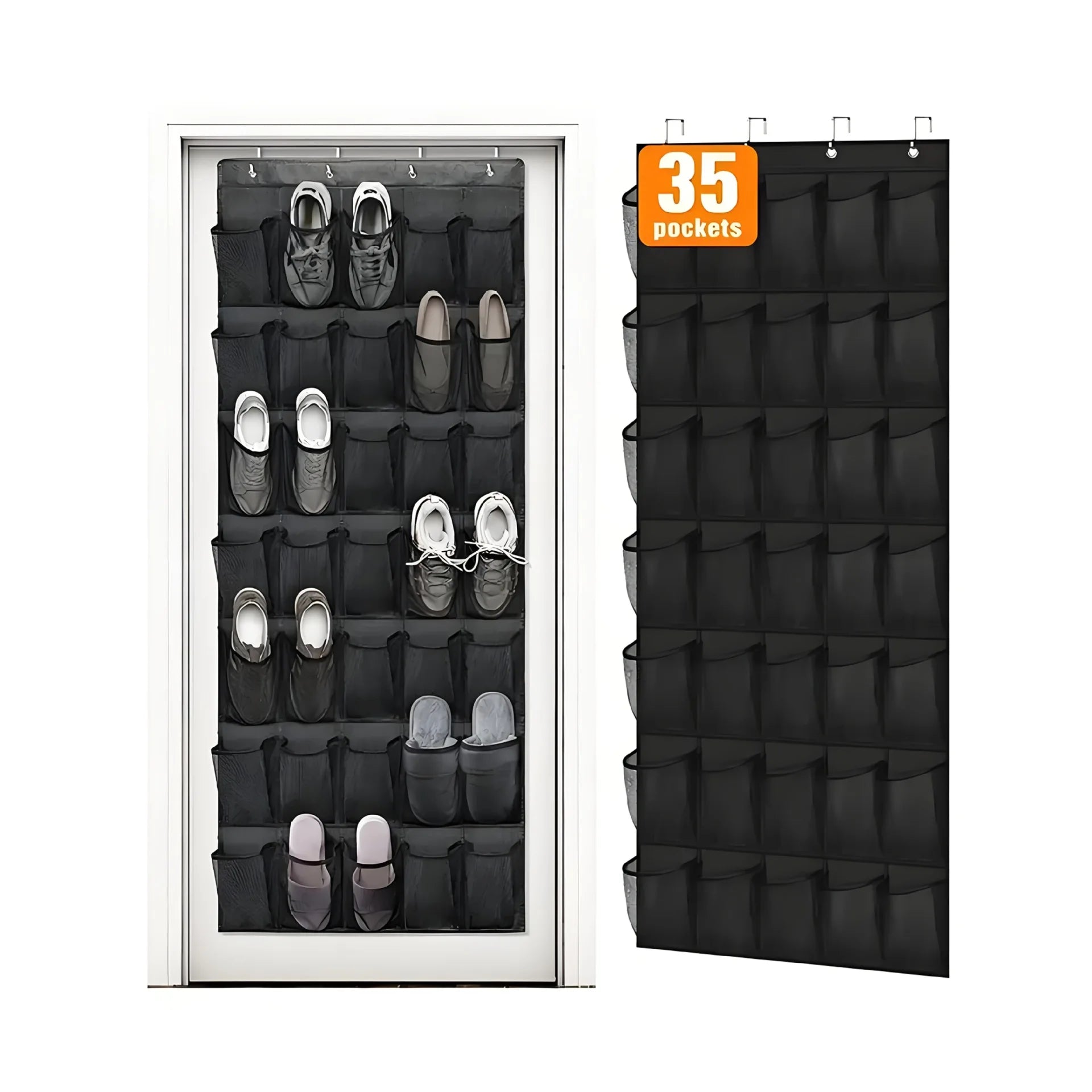 Pockets Over The Door Shoe Organizer Hanging Shoe Storage Rack