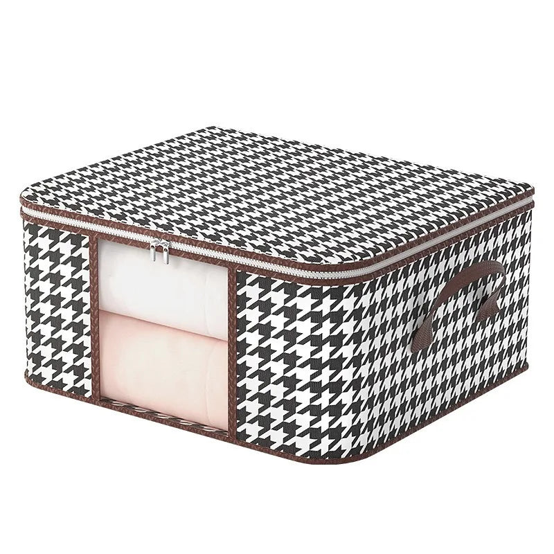 New style Houndstooth Storage Visual Portable Quilt Bag Multifunctional