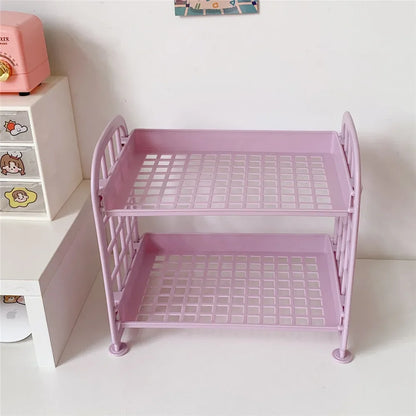 eprolo desktop stationery rack storage holder with multiple compartments, made of durable plastic for organized office supplies.