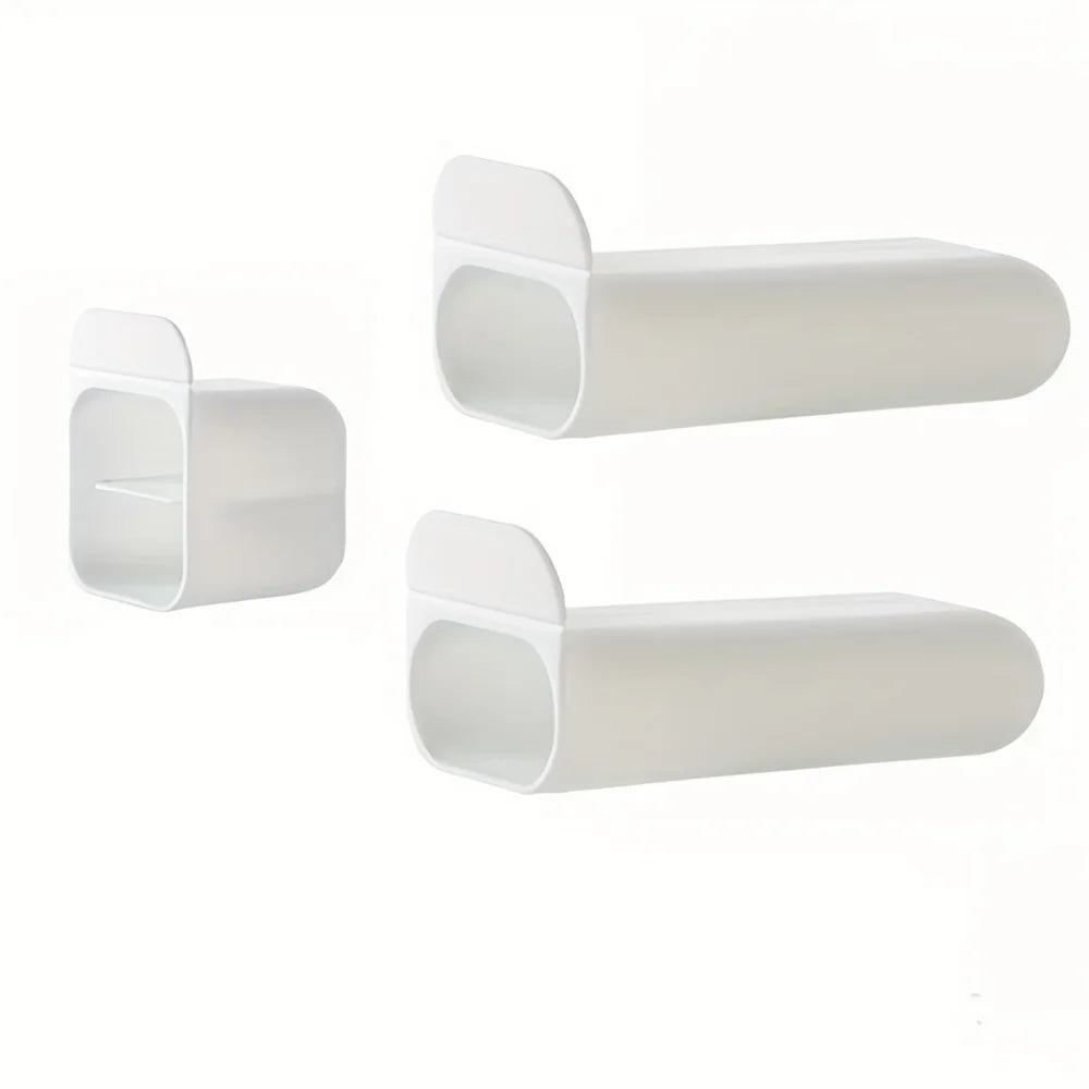 Desk Pen Holders, Clip-on Pencil Storage Containers, Adhesive Office Supplies