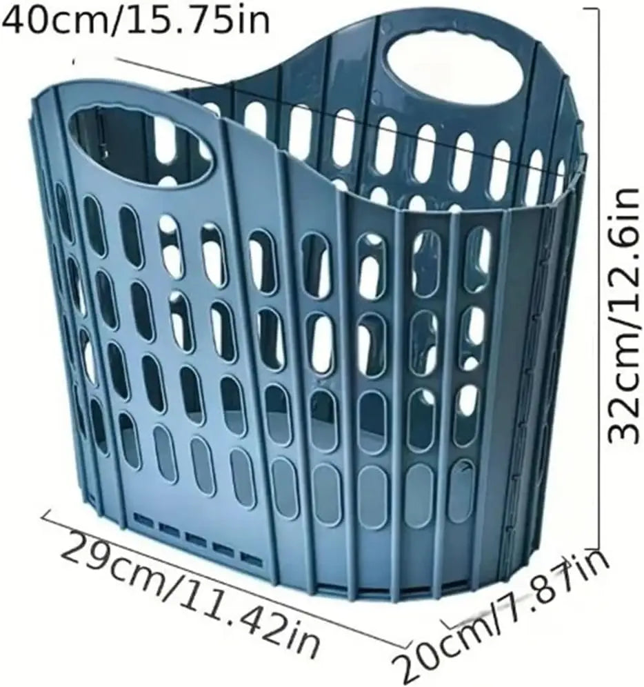 Modern Foldable Laundry Basket, Multifunctional Portable Storage Basket