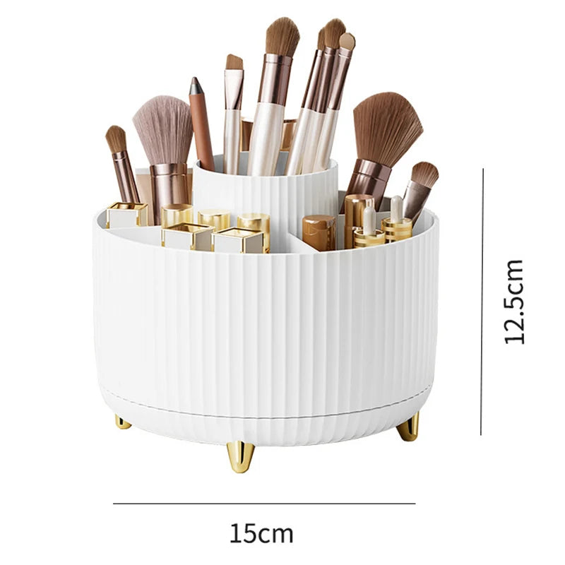 Storage Box 360 Rotating Cosmetic Organizer Large Capacity
