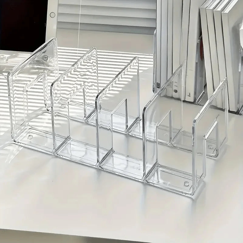 1pcs Handbag and wallet storage rack - transparent plastic bag storage partition
