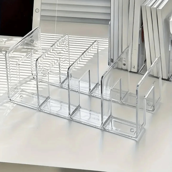 1pcs Handbag and wallet storage rack - transparent plastic bag storage partition