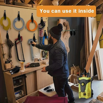 Reusable nylon storage straps by eprolo, designed for organizing extension cords and heavy-duty cord management.